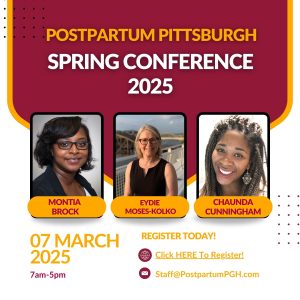 postpartum pittsburgh spring conference pop-up